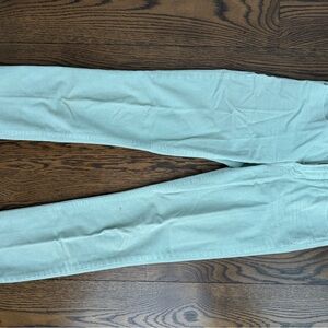 J.Crew Vintage Slim Straight Mint Green Corduroy Pants